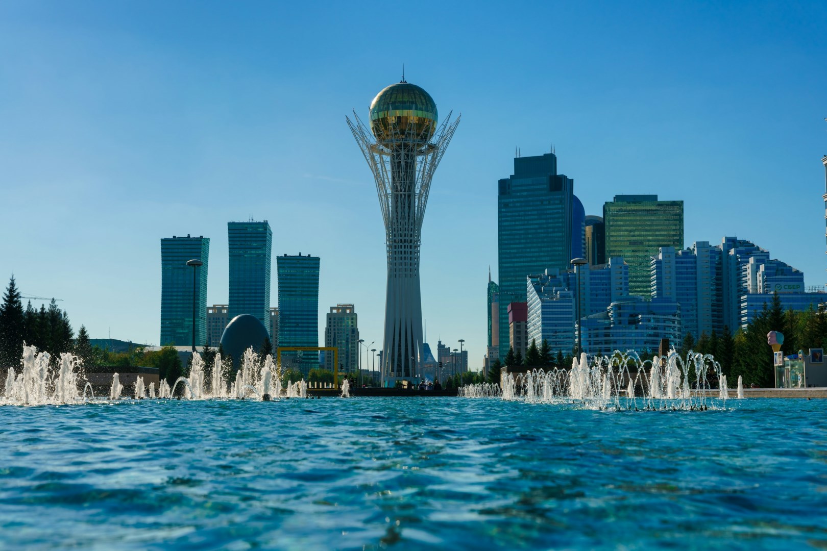 Bayterek monument - Photo Credit: Photo by Viktor Hesse on Unsplash