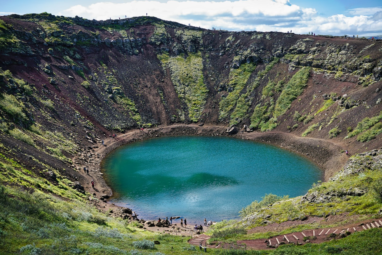 Kerid Crater, Klausturholar - Photo Credit: Photo by Maksim Shutov on Unsplash
