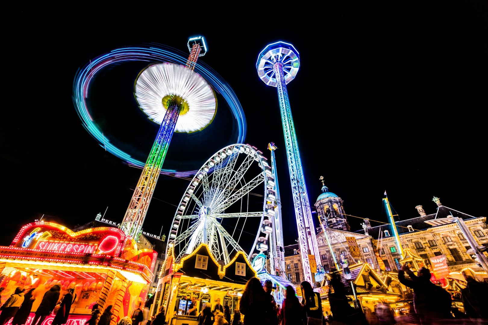 Festival in Dam Square - Photo Credit: Photo by redcharlie on Unsplash