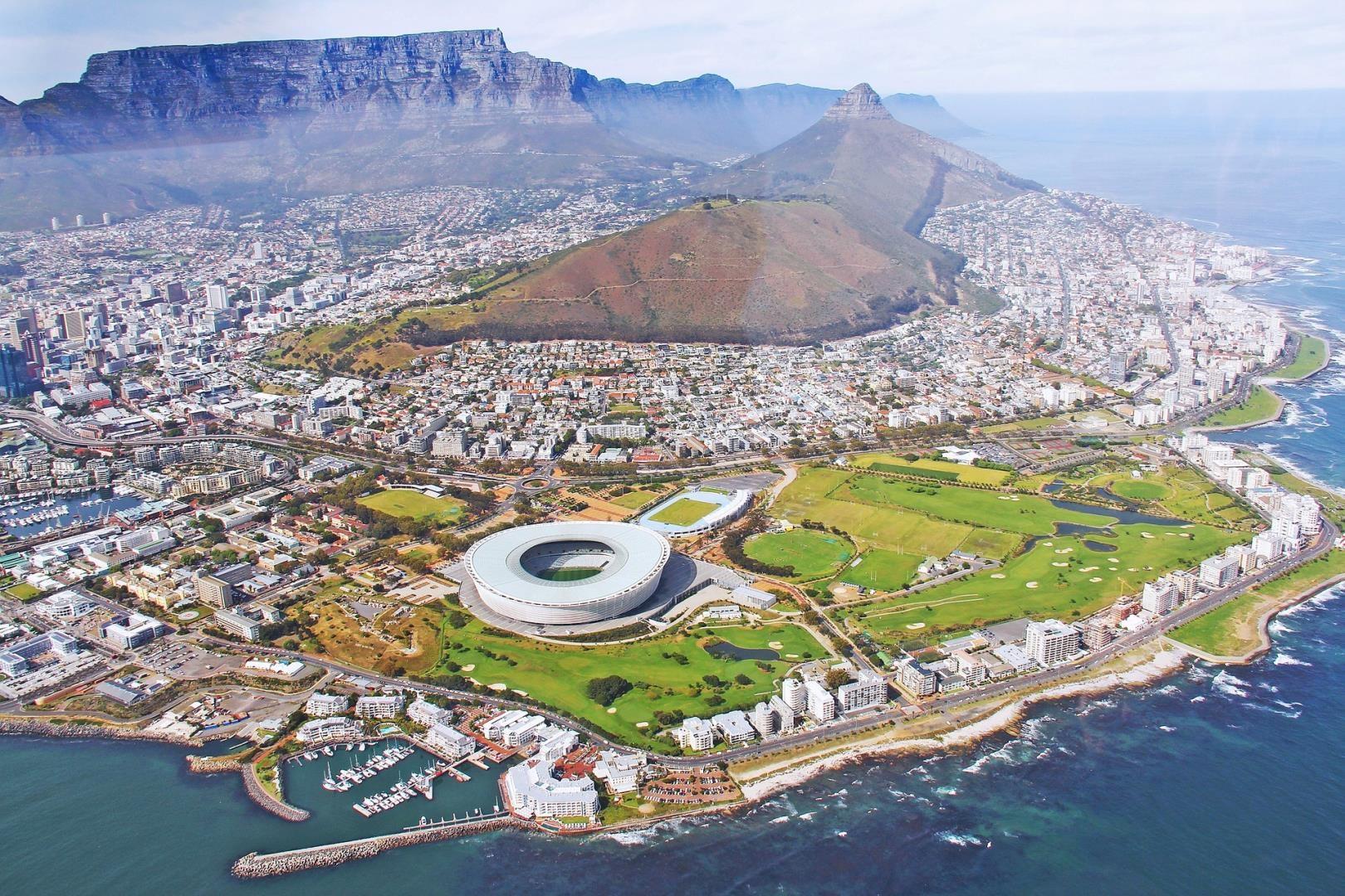Aerial view of Cape Town Aerial view of Cape Town - Photo Credit: Sharon Ang