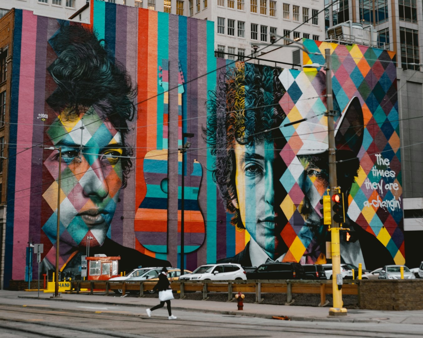 Bob Dylan Mural, South 5th Street - Photo Credit: Photo by weston m on Unsplash