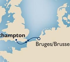 Belgian Christmas Markets Itinerary Map