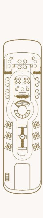 Sun Deck deck plan for Scenic Aura