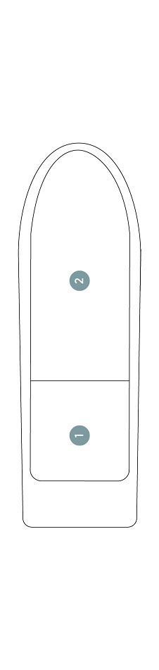 Sun Deck deck plan for MV Adriatic Pearl