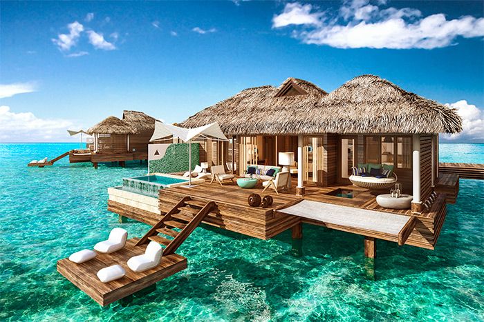 Sandals Royal Caribbean overwater