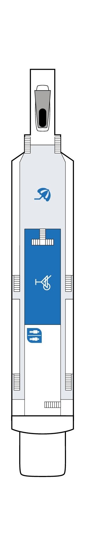 Sun Deck deck plan for MS Rossia