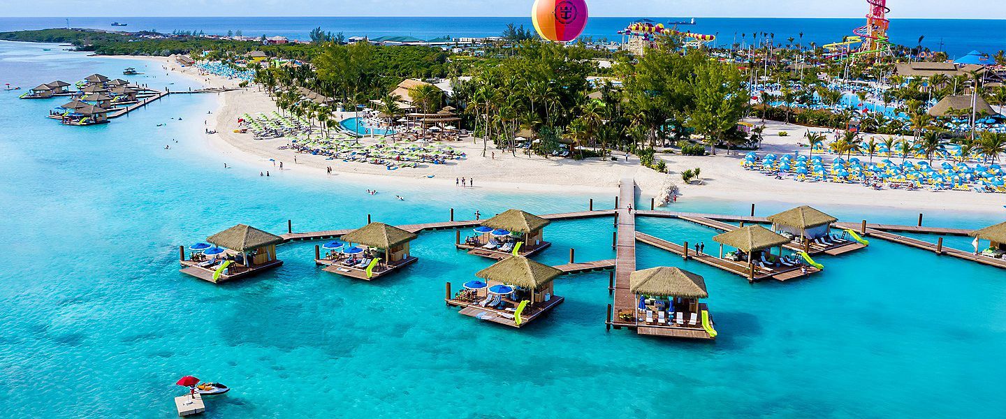 Coco Beach Club floating cabana