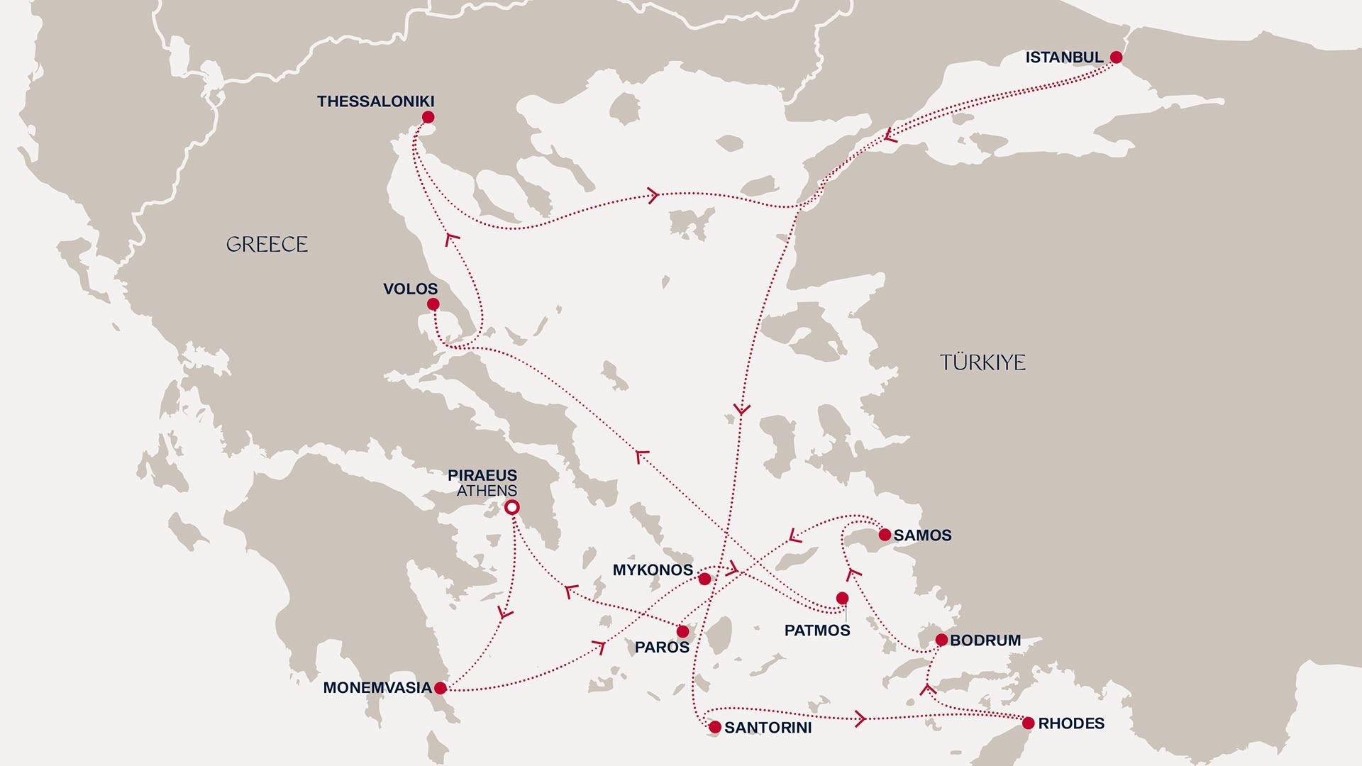 An Extended Journey of Forgotten Empires and Volcanic Visions Itinerary Map