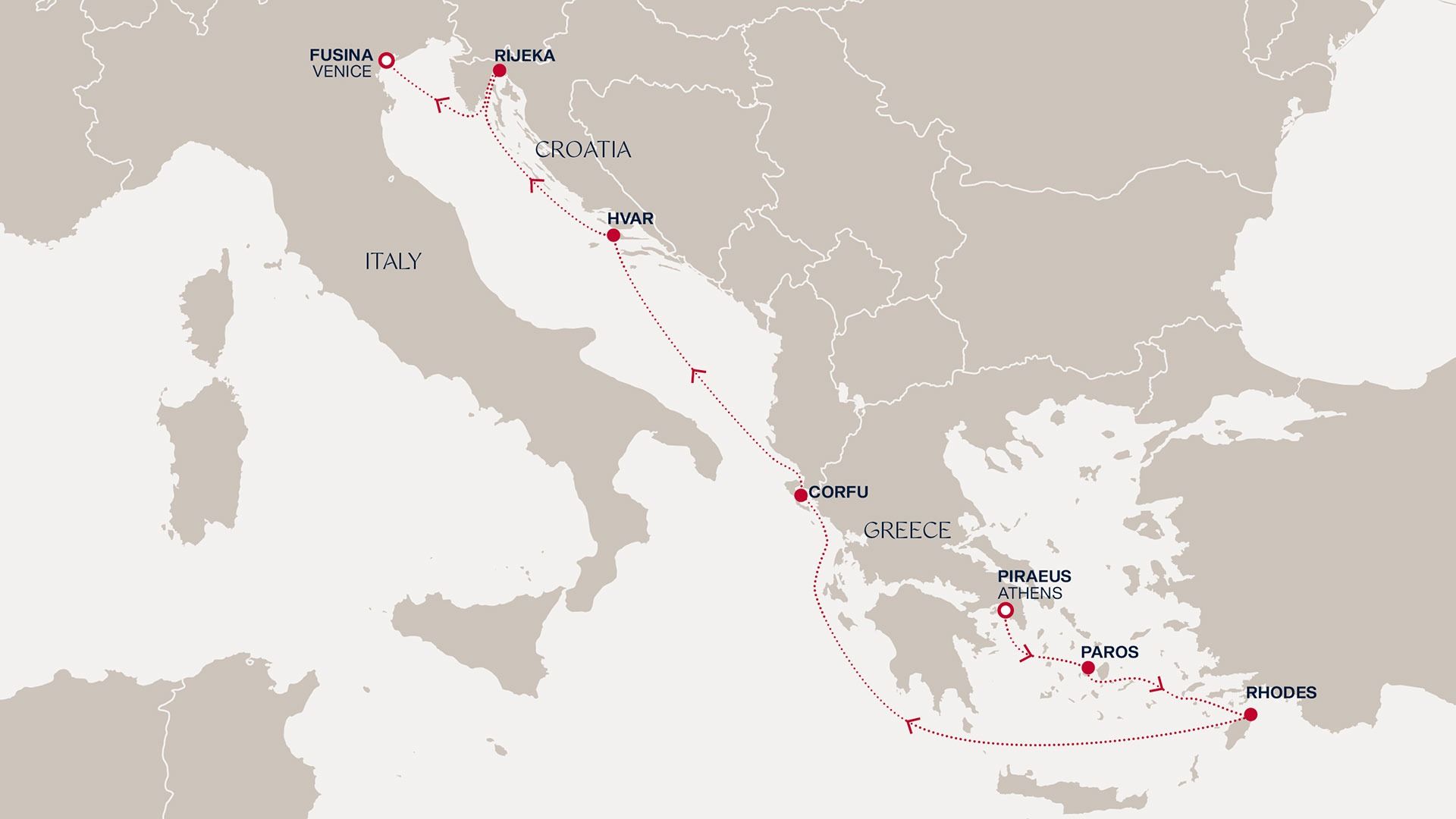 A Journey of Lush Landscapes & Golden Enchantment Itinerary Map