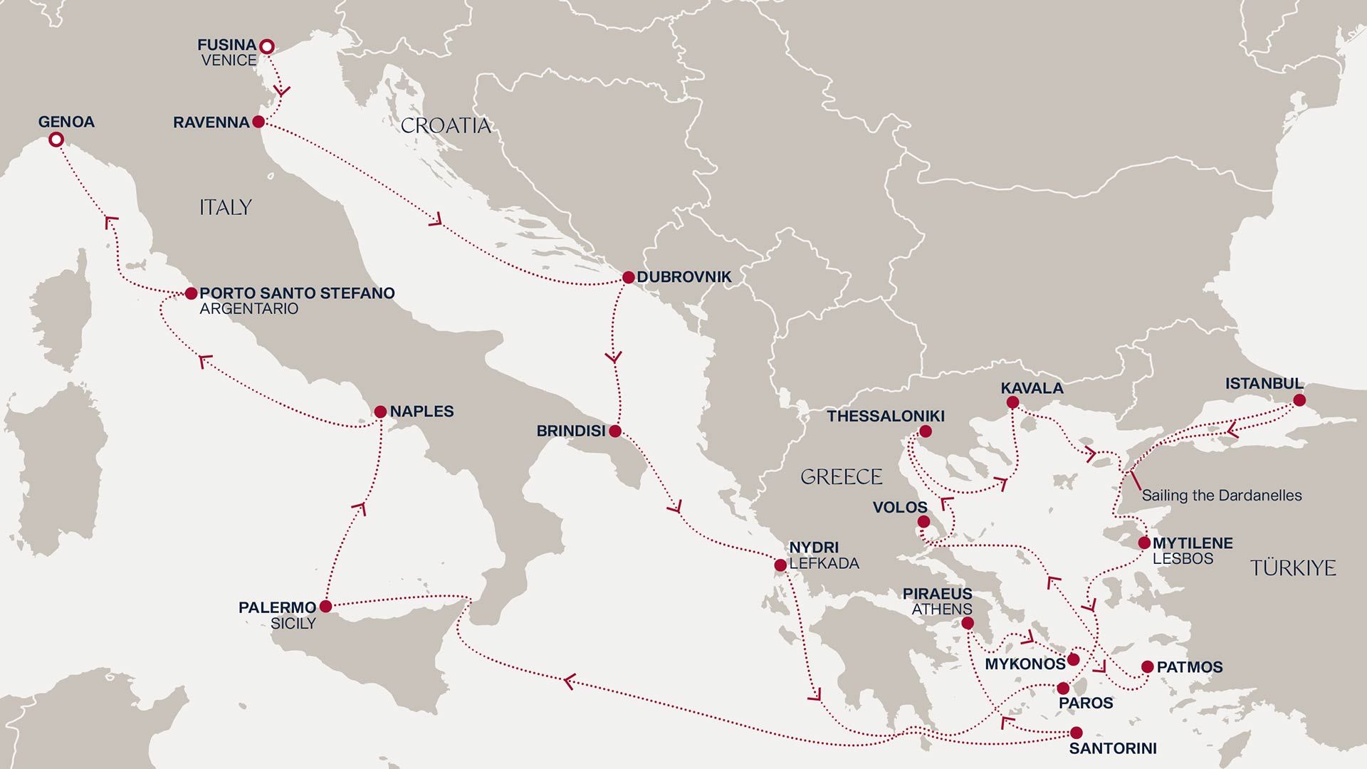 An Extended Journey of Golden Shores and Sun-kissed Glamour Itinerary Map