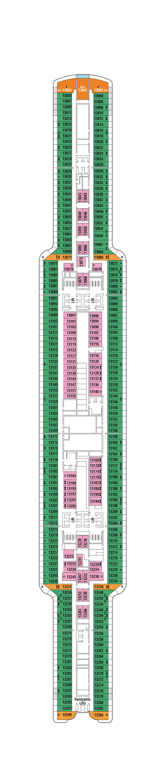 Deck 13 - Rotes Kliff