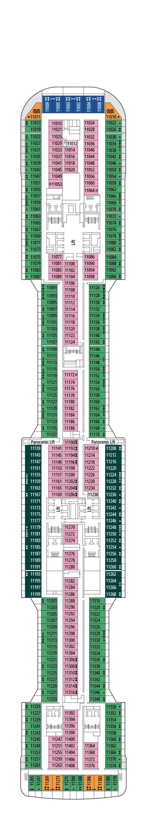 Deck 11 - Bellissima