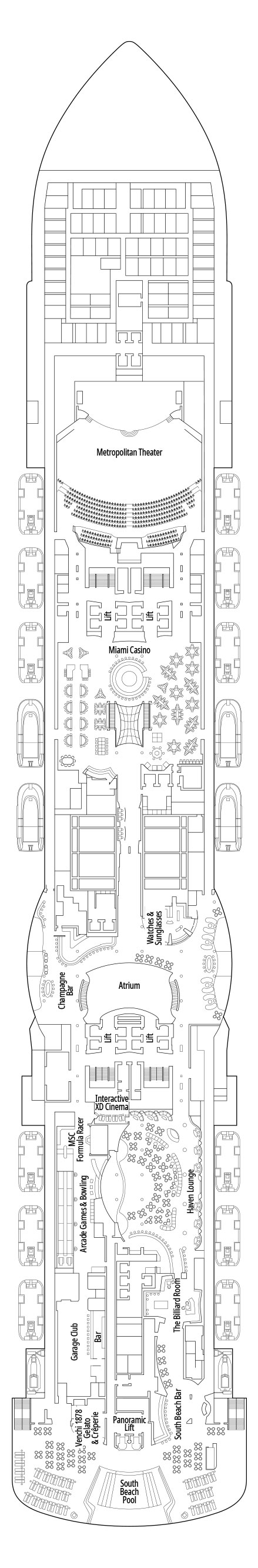 Deck 7 - South Beach