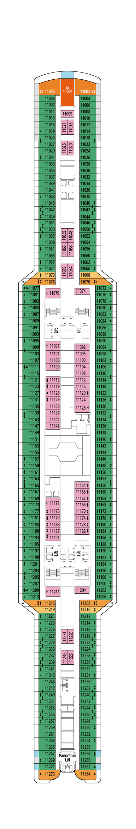 Deck 11 - Flamenco Beach