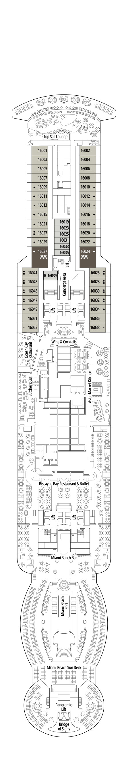 Deck 16 - Miami Beach