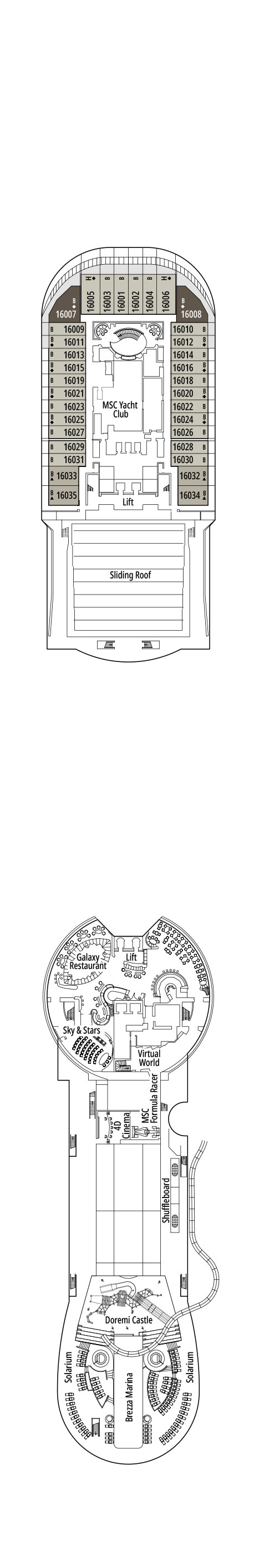 Deck 16 - Acquamarina