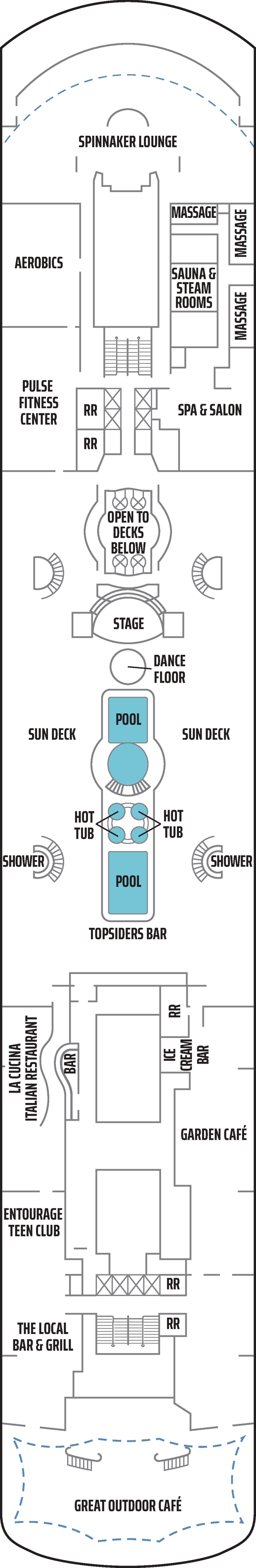 Deck 11 - Pool