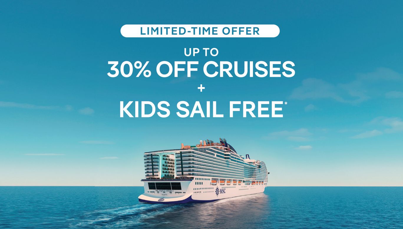 30% off + Kids sail free