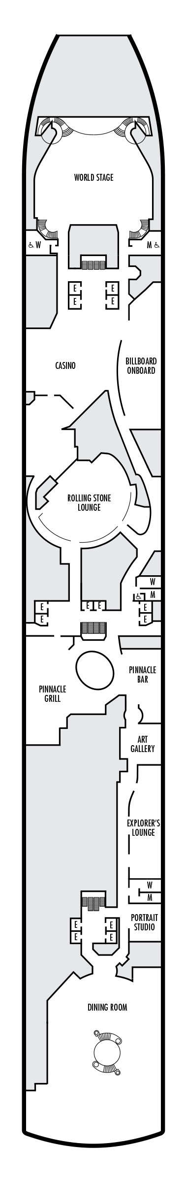 Deck 2 - Lower Promenade