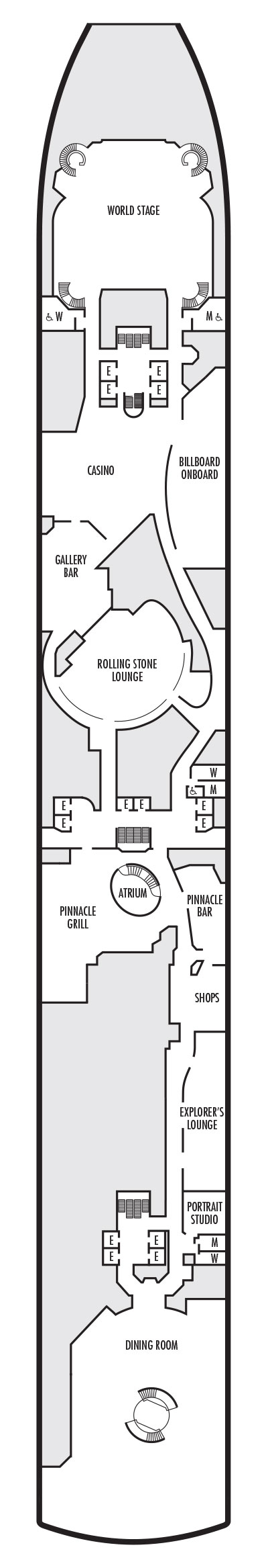 Deck 2 - Lower Promenade Deck