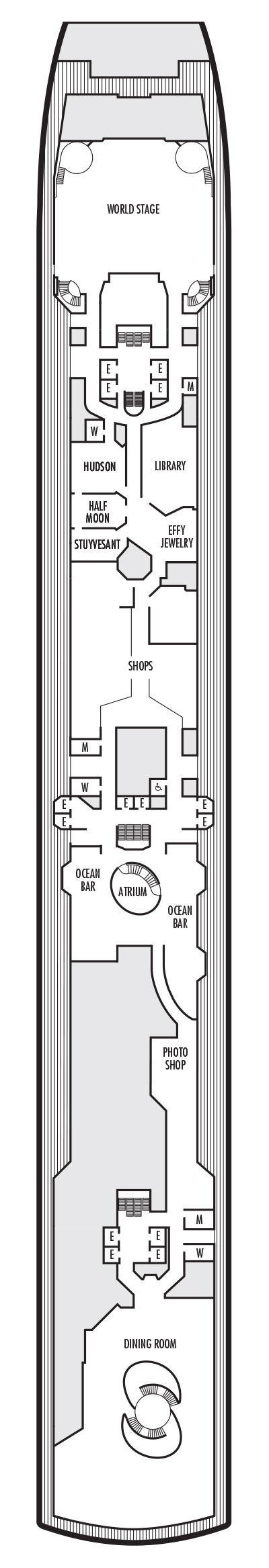 Deck 3 - Promenade Deck