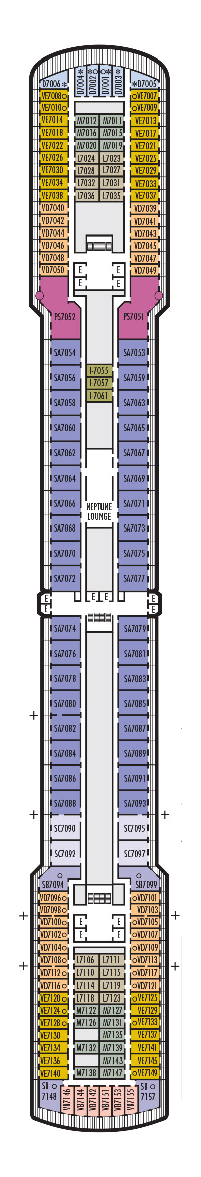 Deck 7 - Rotterdam Deck