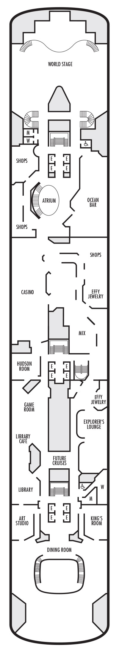 Deck 5 - Upper Promenade
