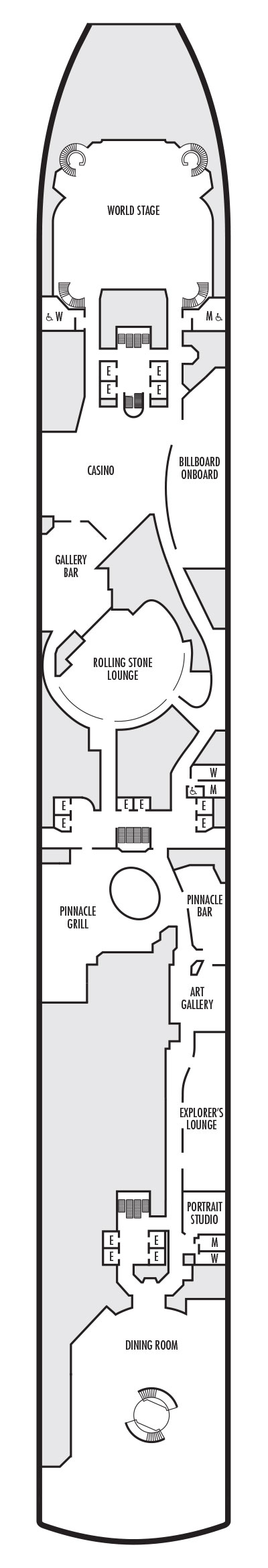 Deck 2 - Lower Promenade Deck