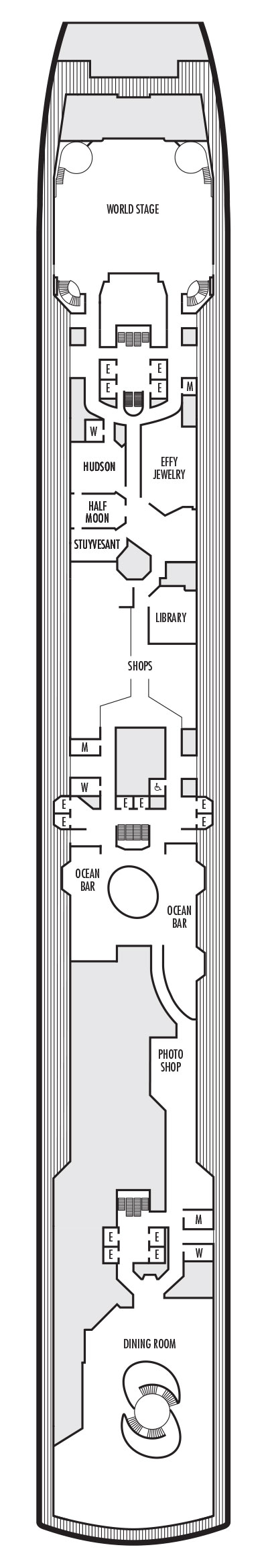 Deck 3 - Promenade Deck