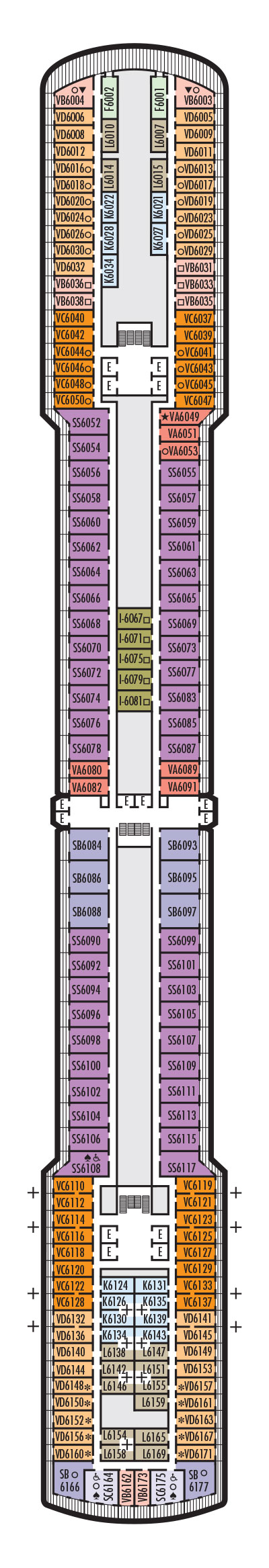Deck 6 - Upper Verandah Deck