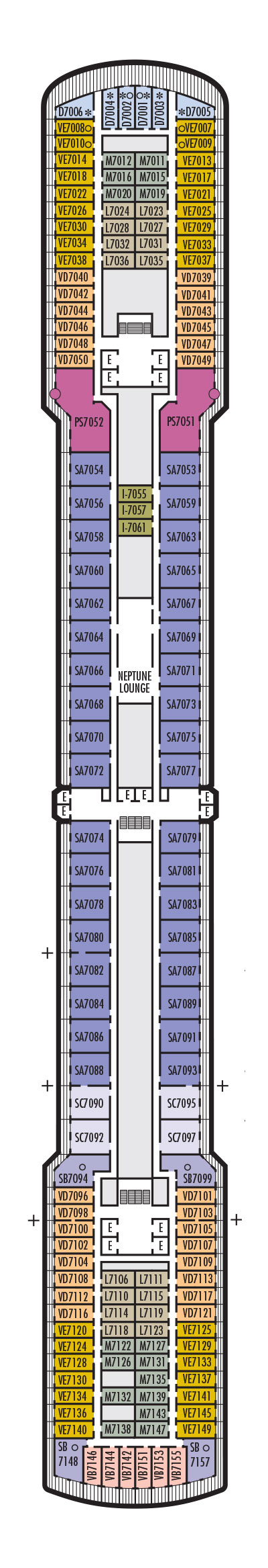 Deck 7 - Rotterdam Deck