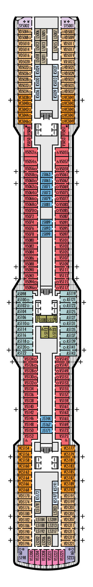 Deck 5 - Gershwin Deck