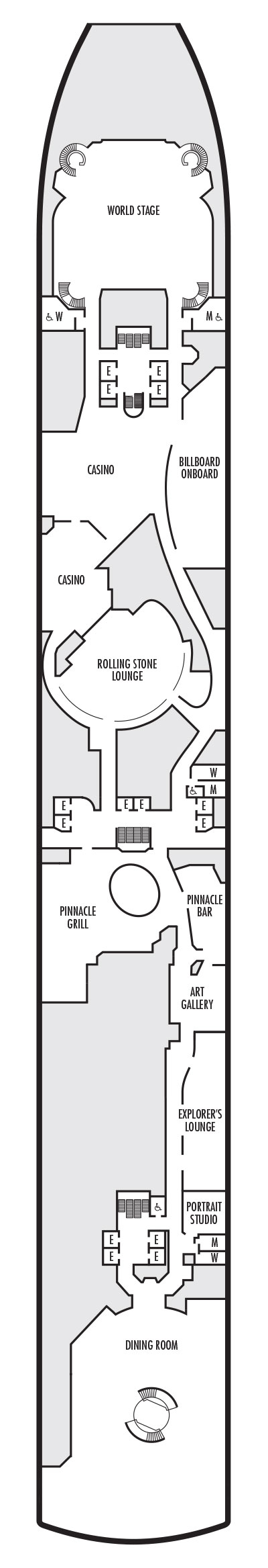 Deck 2 - Lower Promenade Deck