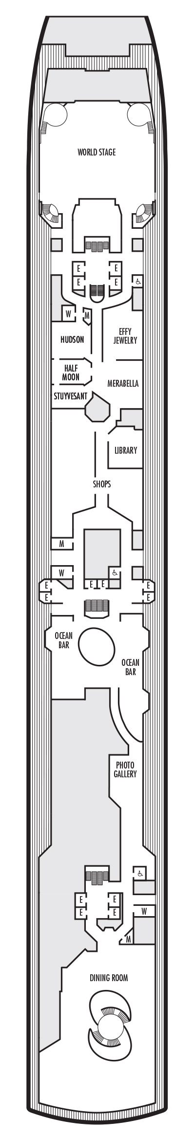 Deck 3 - Promenade Deck