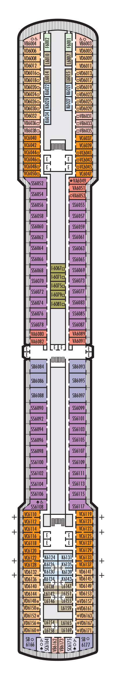 Deck 6 - Upper Verandah Deck