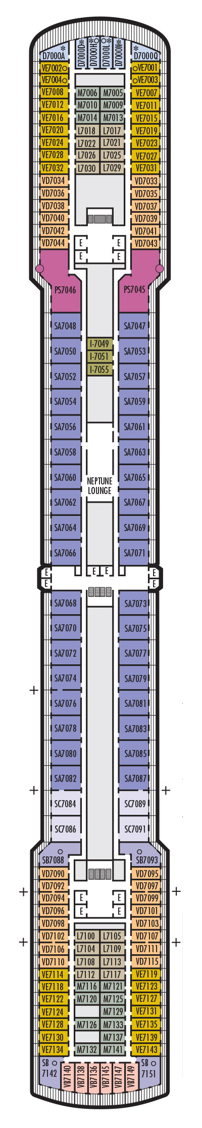 Deck 7 - Rotterdam Deck