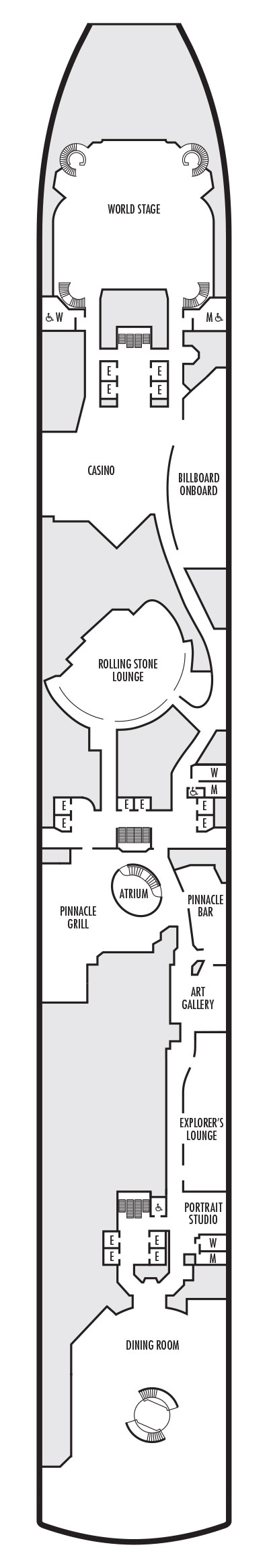 Deck 2 - Lower Promenade Deck