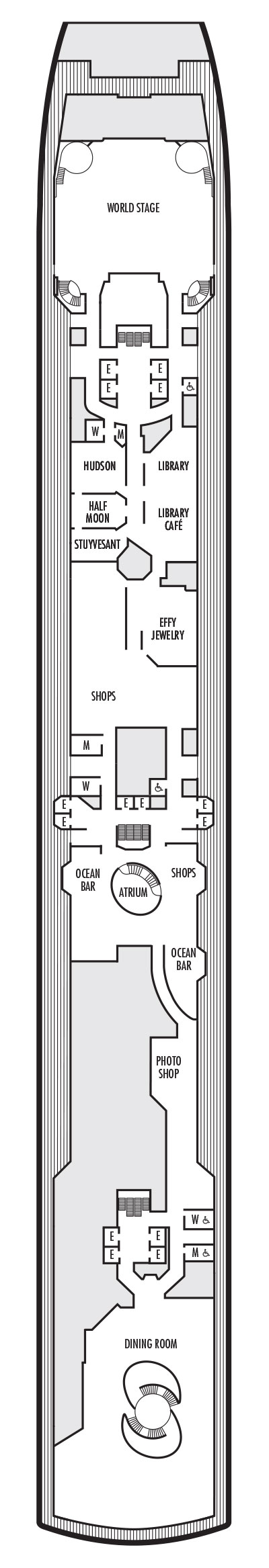 Deck 3 - Promenade Deck