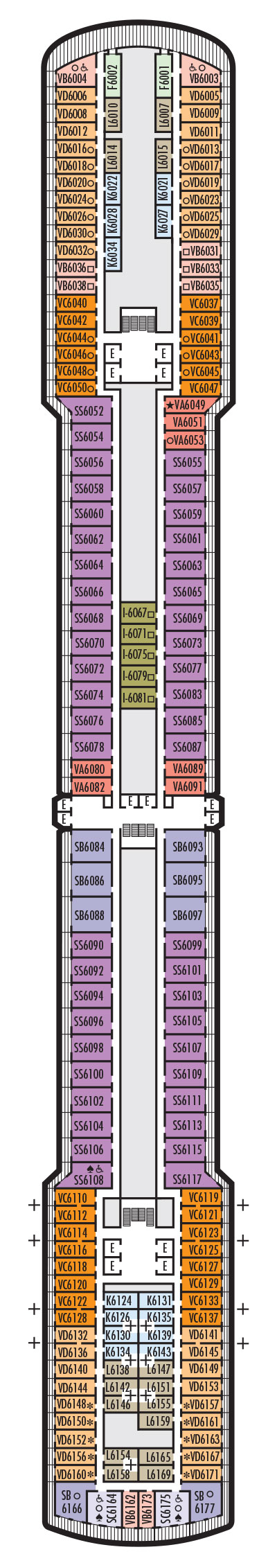Deck 6 - Upper Verandah Deck