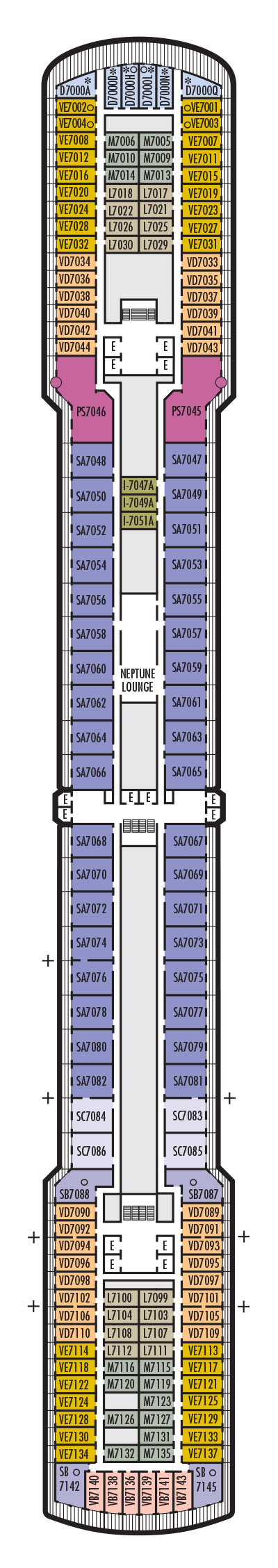 Deck 7 - Rotterdam Deck
