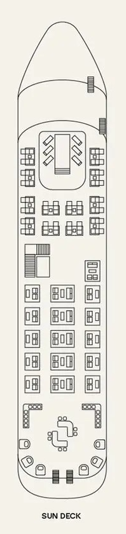 Sun Deck deck plan for Nile Seray