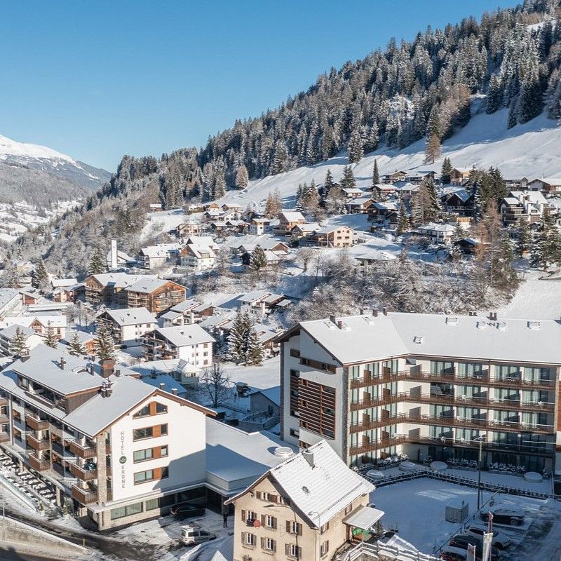 Nestled in the heart of Graubunden in the breathtaking mountainside municipality of Churwalden, Hotel Krone offers modern rooms with private balconies, providing stunning mountain views. All accommodations are comfortably and elegantly furnished and