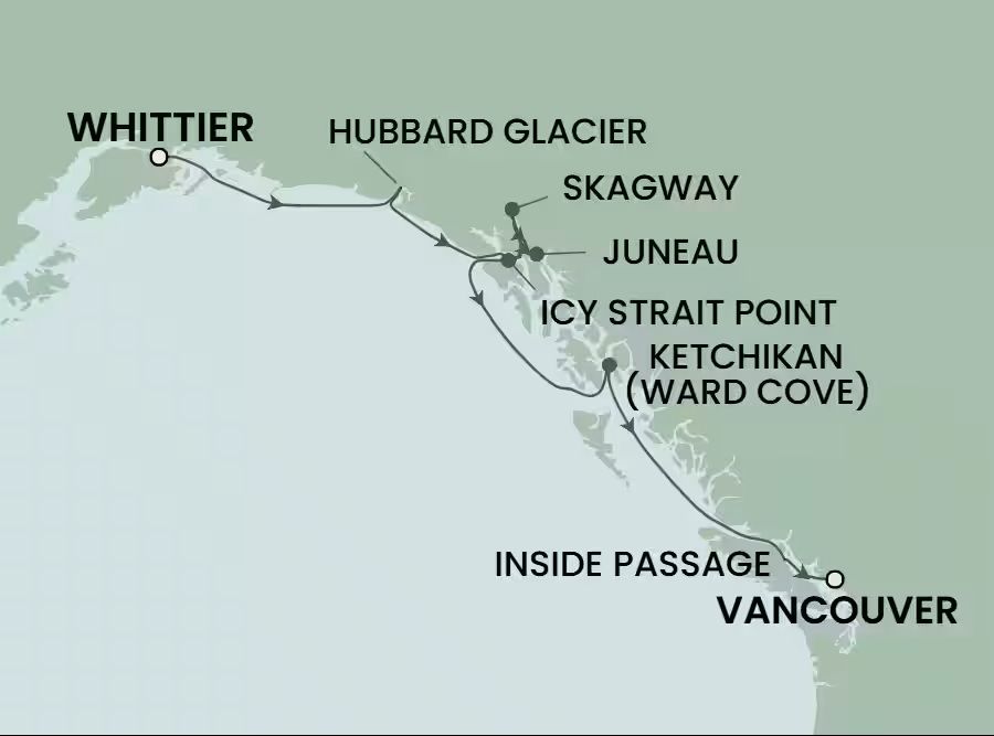 Alaska Land/Cruise Tour - 14-day Denali Valdez Explorer South Bound Cruise Tour on Norwegian Jade