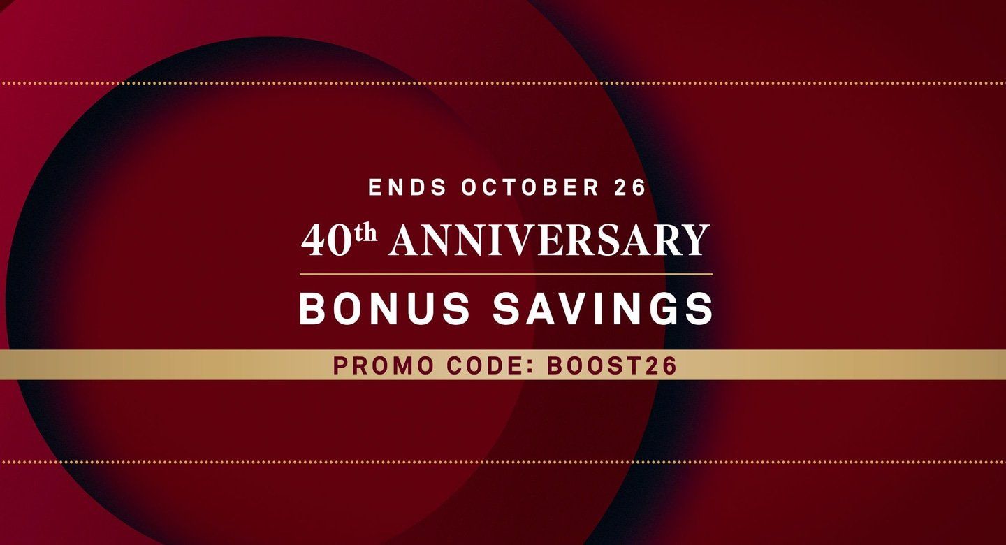 40th anniversary sale