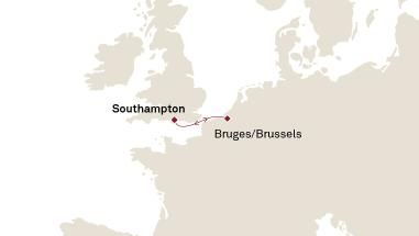 Bruges Short Break Itinerary Map