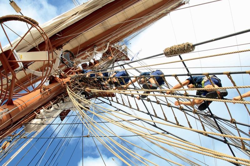 Sails and rigging