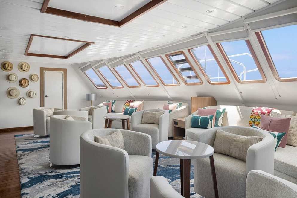 Lounge with sea views