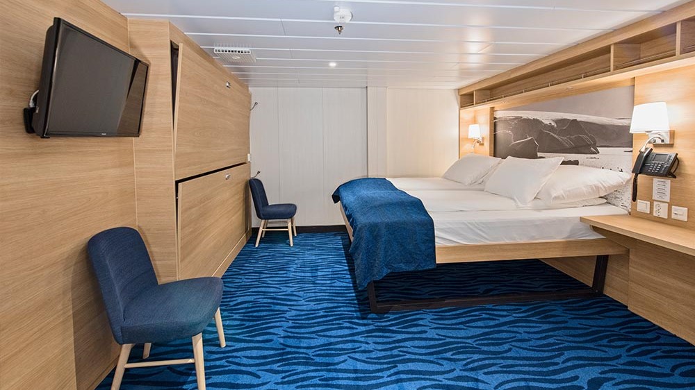 Polar Inside Superior Inside Cabin for up to 4 travelers