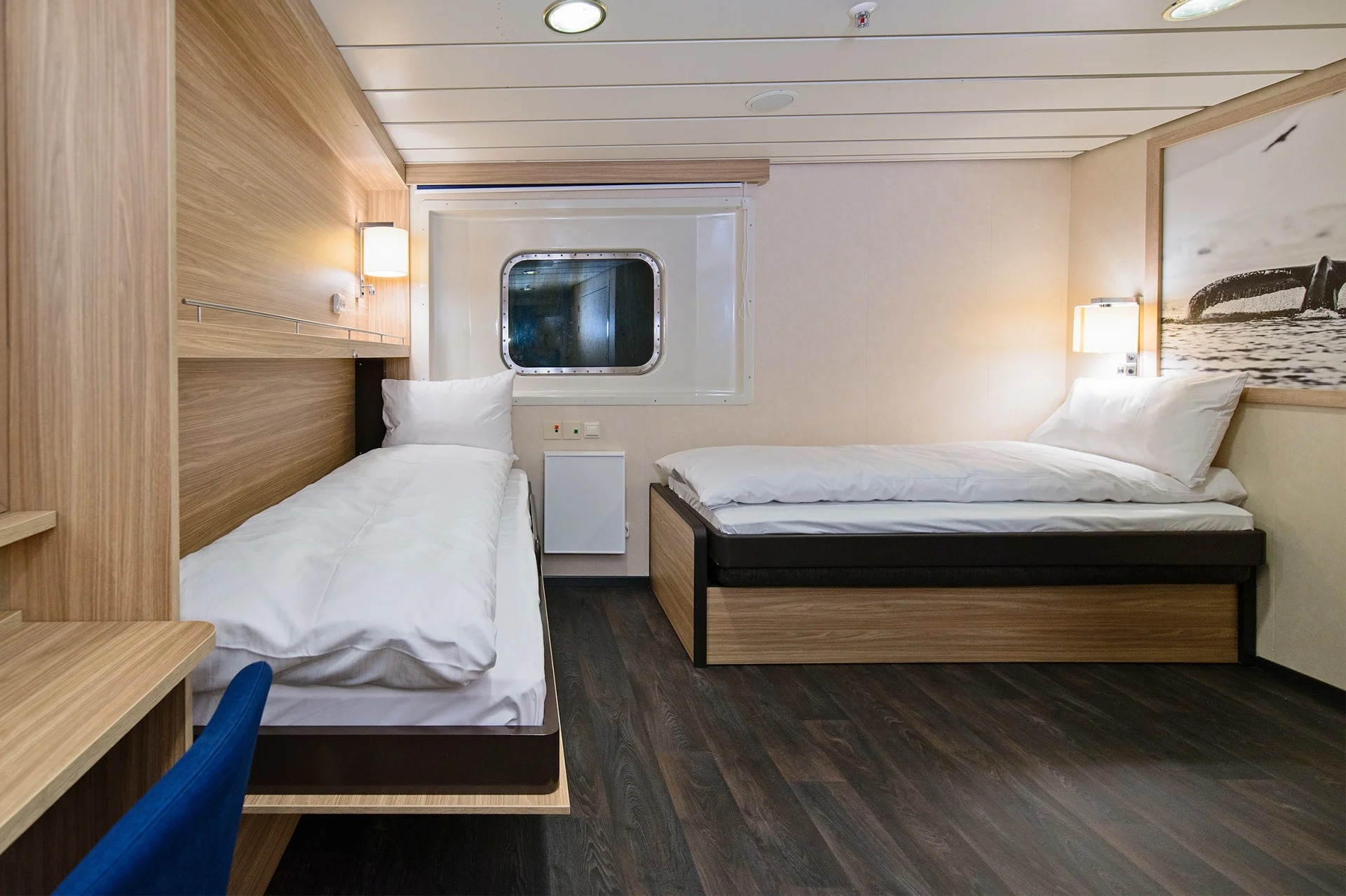 Wheelchair accessible cabin for 2 travelers