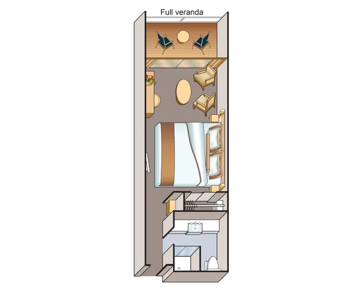 Deluxe Veranda Stateroom